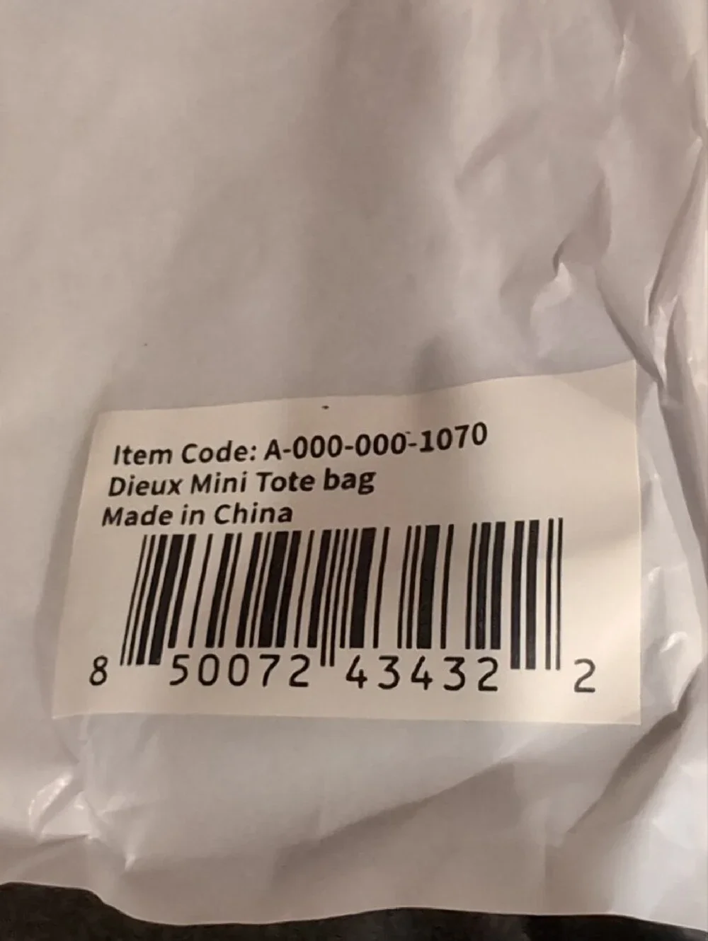 ♻️ Dieux Mini Tote